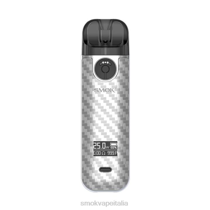 SMOK Vape Amazon | SMOK NOVO 4 kit fibra di carbonio argentata L44V236