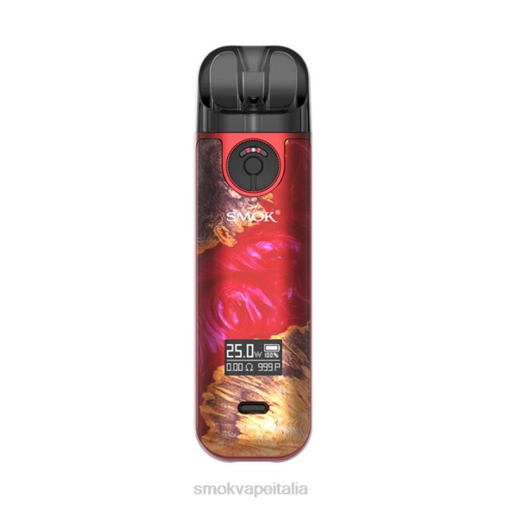 SMOK Vape Shop Italia | SMOK NOVO 4 kit legno stabilizzante rosso L44V229